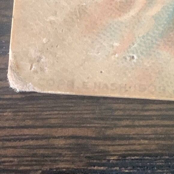 Wooden Rustic Frame with Vintage 1909 Happy Birthday Victorian Postcard - Picture 8 of 12